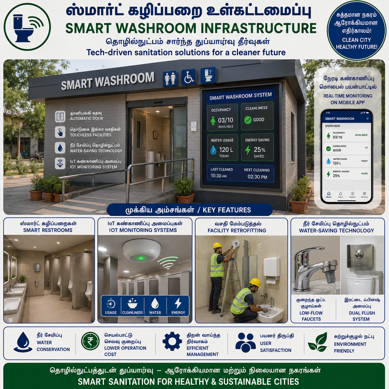 Smart Washroom Infrastructure